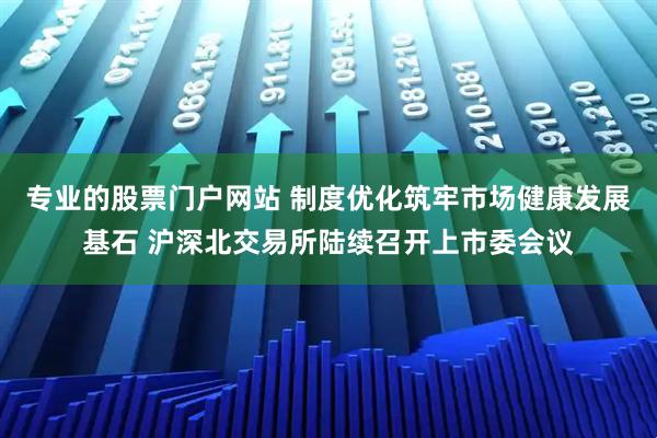 专业的股票门户网站 制度优化筑牢市场健康发展基石 沪深北交易所陆续召开上市委会议